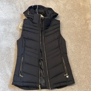 Women’s Black Michael Kors Puffer Vest XS